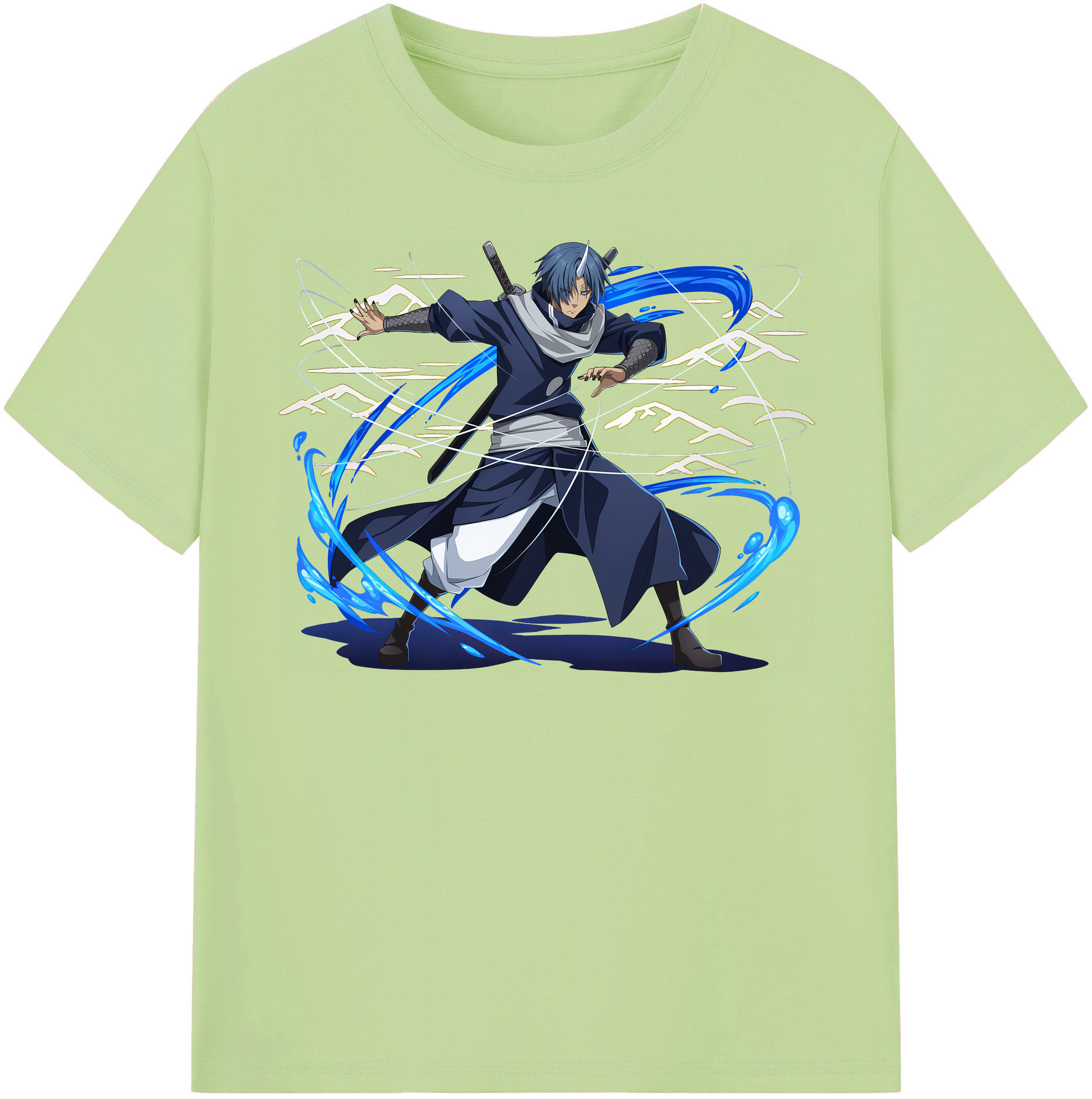 （画像用） 転スラ Regarding Reincarnated to Slime 綿100％半袖Tシャツ（フロントプリント）